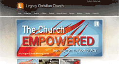 Desktop Screenshot of legacychristian.com