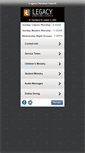 Mobile Screenshot of legacychristian.com
