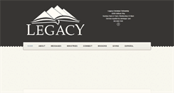 Desktop Screenshot of legacychristian.org